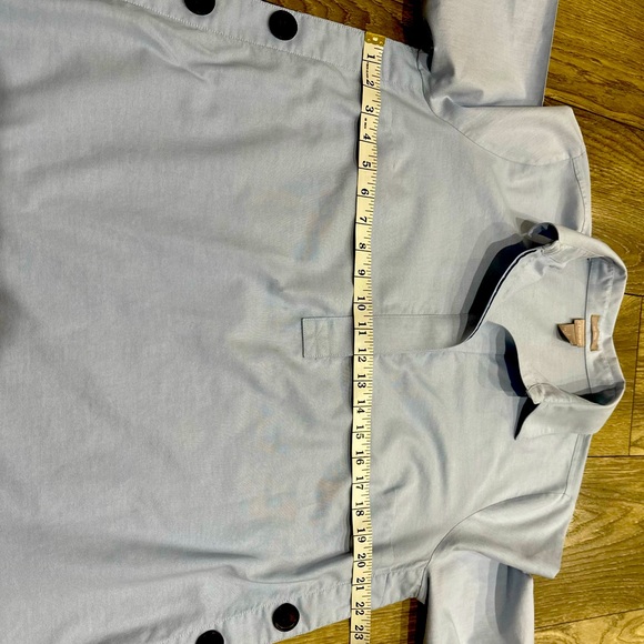 ✨ No-Iron Oxford Button-Detail Cotton Tunic – Size 2 ✨ - Picture 12 of 15
